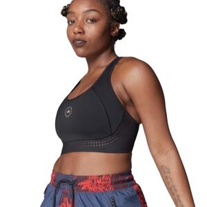 NWT Adidas By Stella McCartney True Purpose Sport Bra Black Size 32B